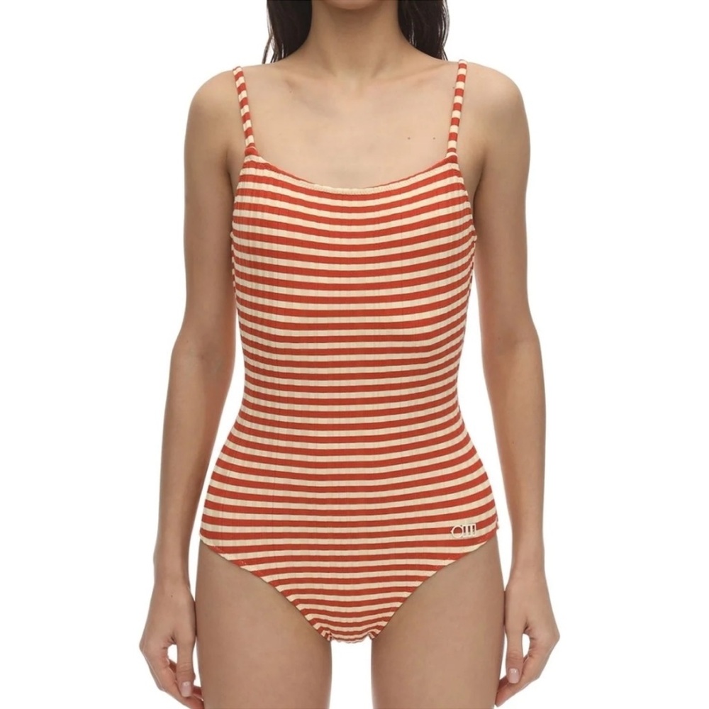 SOLID & STRIPED The Nina Bronze Rib